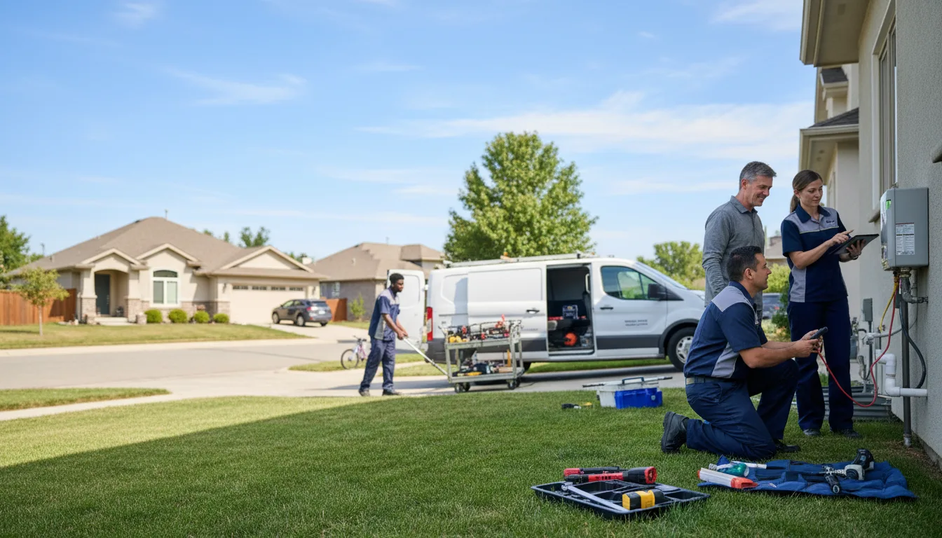 Tankless water heater service in Tyler Hill, PA